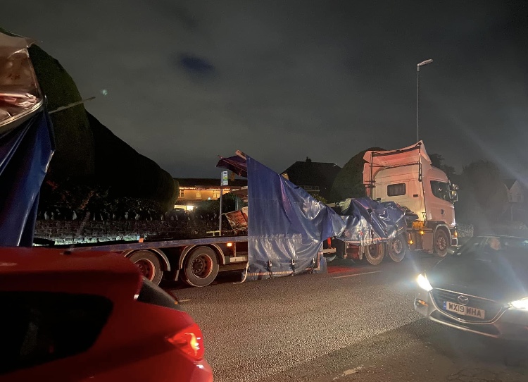Lorry driver pleads guilty to dangerous driving after leaving a trail ...